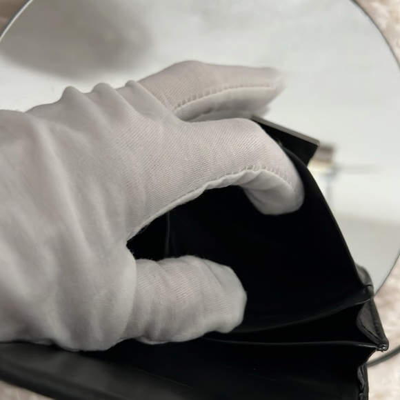 Gucci Black Canvas and Leather Card Wallet - Picture 13 of 16